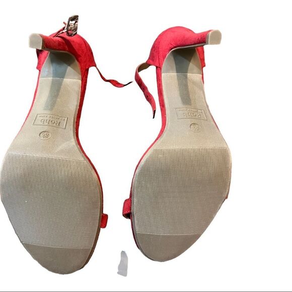 NEW! ROHB by JOYCE AZRIA Red Heels SZ 8.5 - Picture 7 of 8